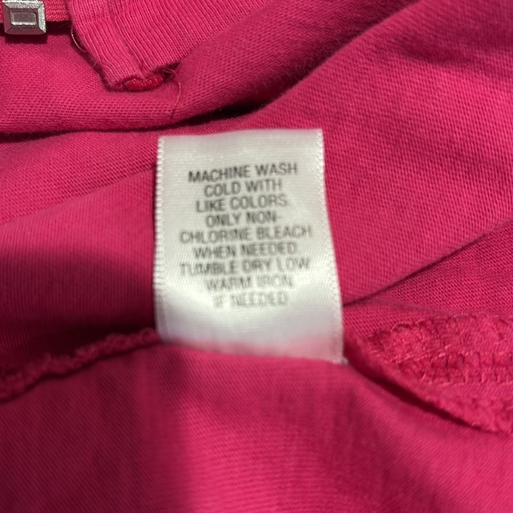 Croft & Barrow Pink Sleeveless Hooded cover-up - Picture 9 of 9